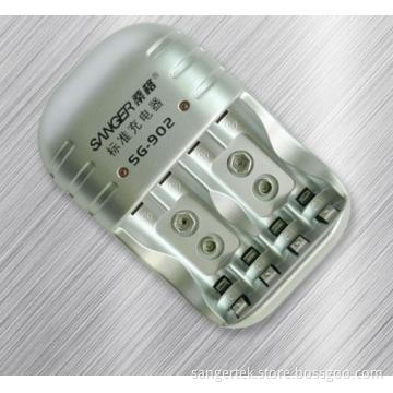 Rechargeable Ni-MH AA/AAA Batteries charger for 9V battery